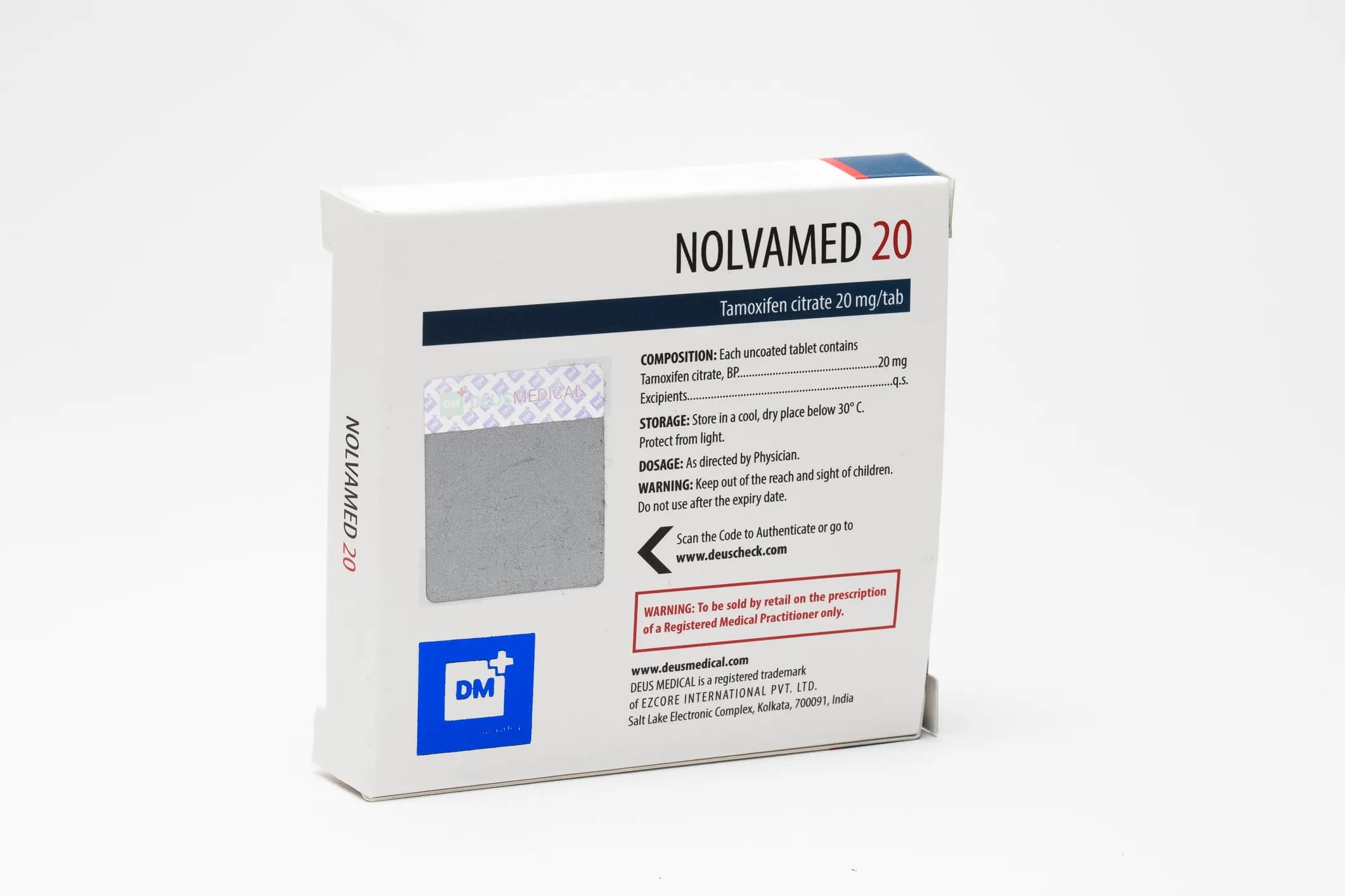 Nolvadex 20 (Citrate de Tamoxifène) 50 comprimés [20mg/comprimé] Deus Medical — image 2