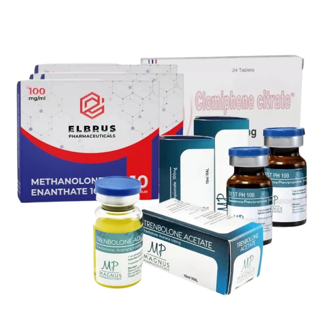 Cours de séchage : expérimenté [III]. Enanthate de méthénolone + acétate de trenbolone + phénylpropionate de testostérone