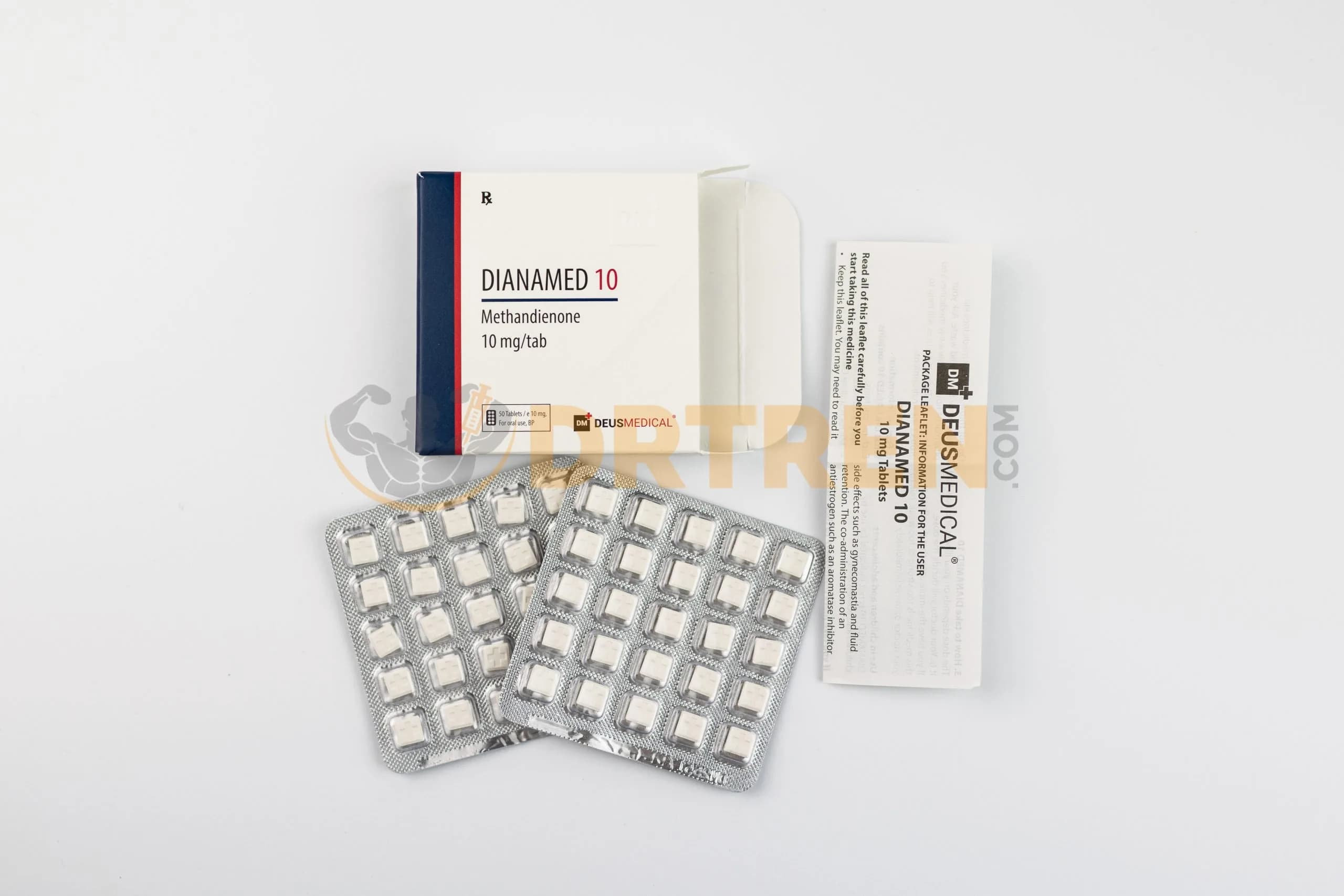 Dianamed 10 (Méthandiénone) 50 comprimés  Deus Medical