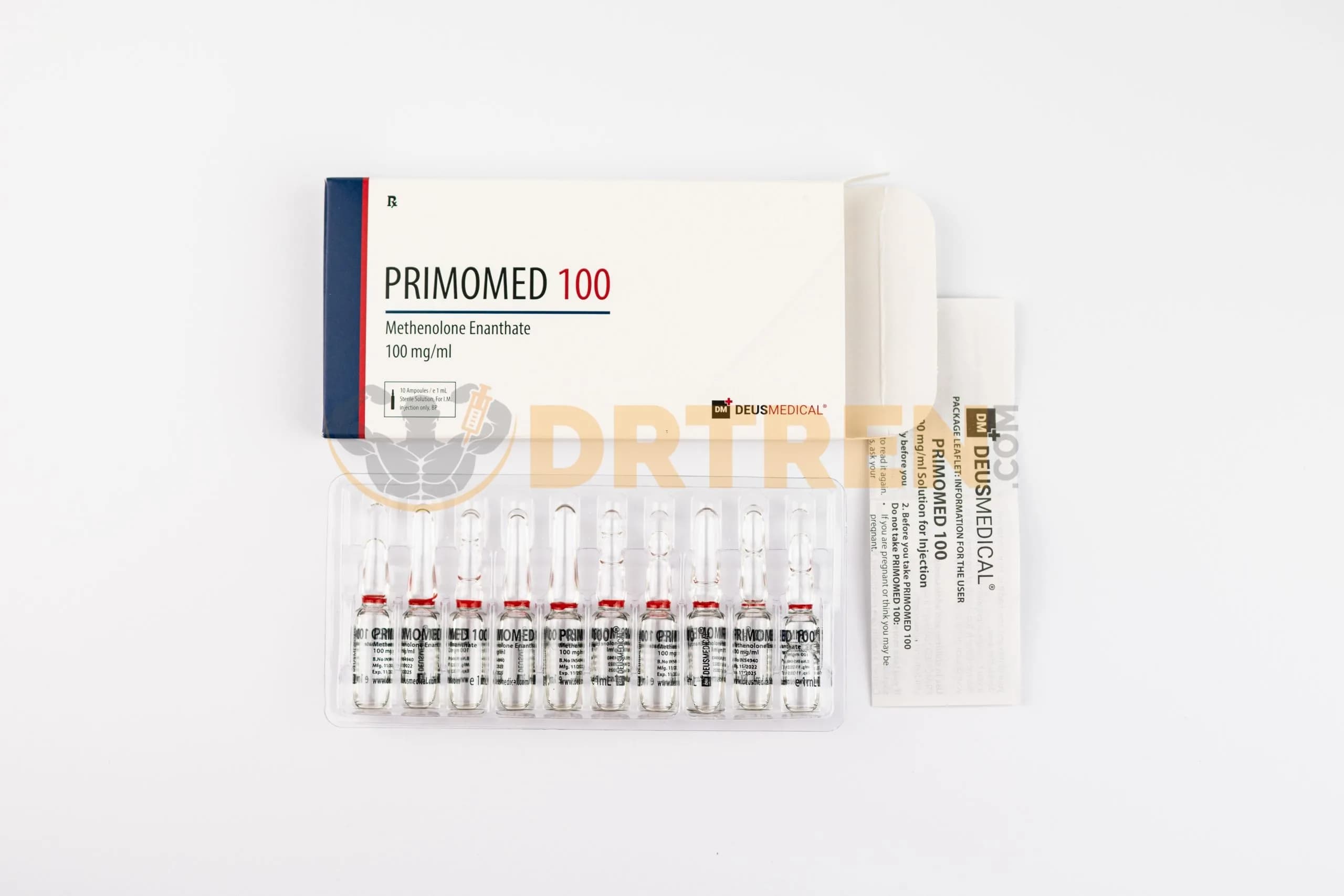 Primomed 100 (Methenolone Enanthate) Deus Medical 10ML [100MG / ML]