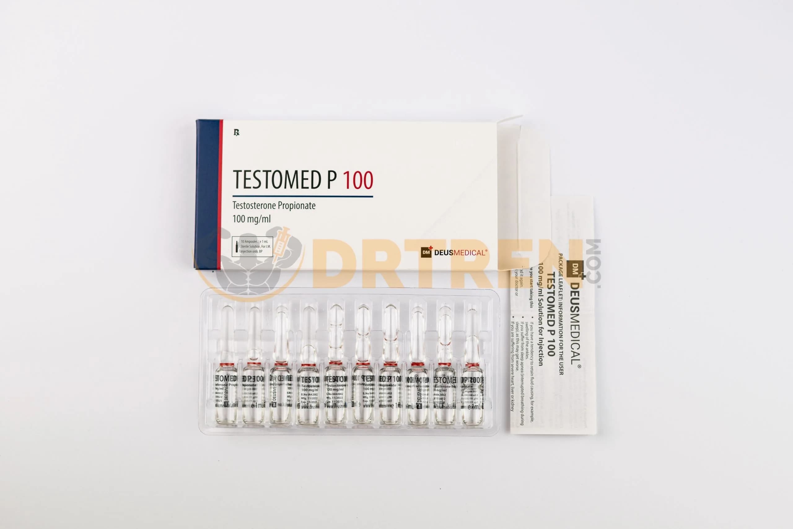 Testomed P 100 (Propionate deTestostérone)Deus Medical 10ML [100MG/ML]
