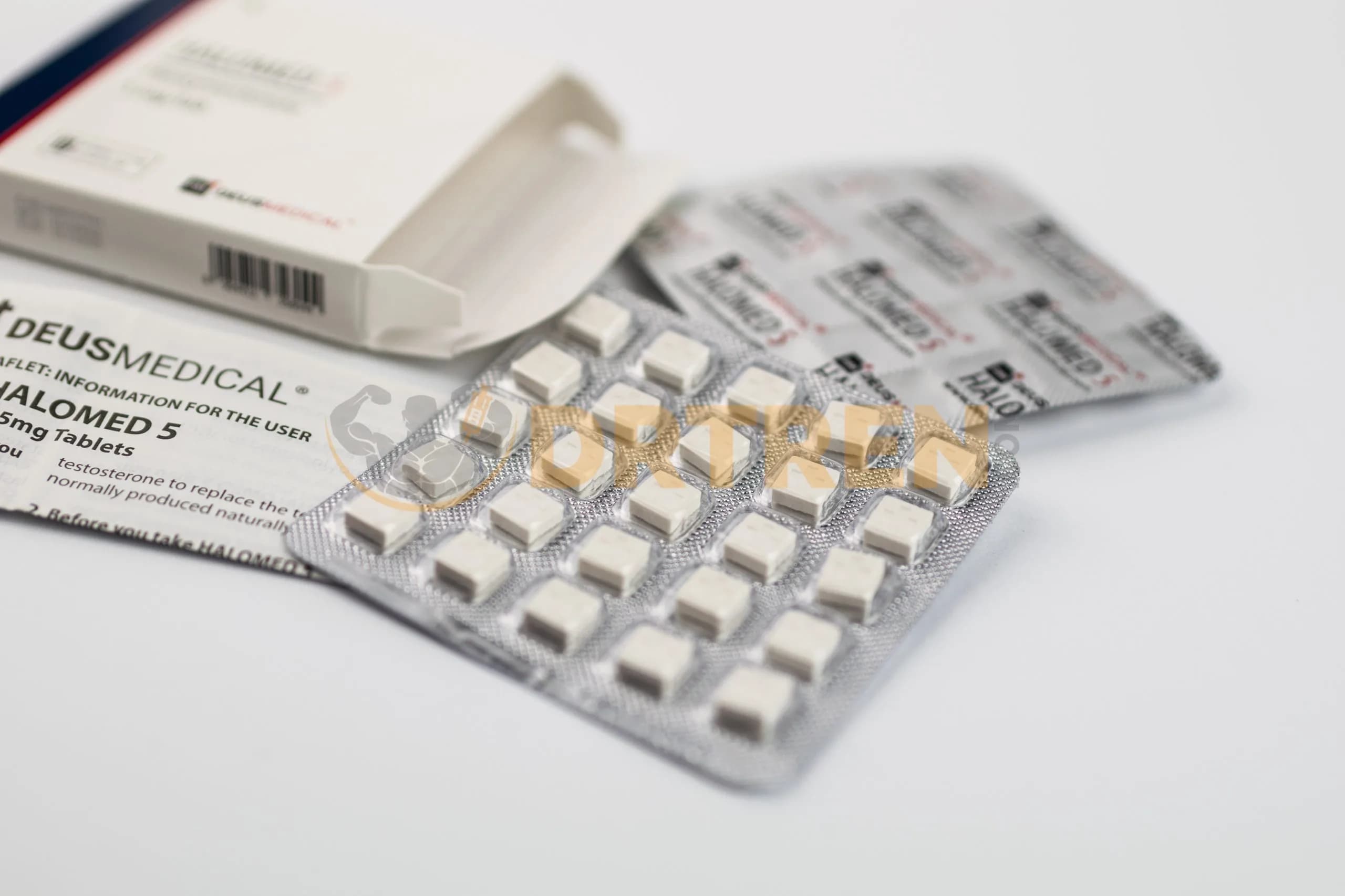 Halomed 5 (Fluoxymesterone) 50 comprimés [5MG/CO] Deus Medical — image 2