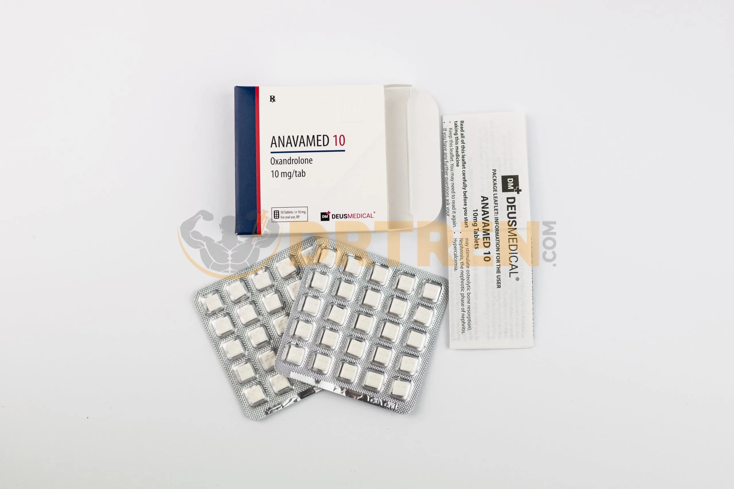 Anavamed 10 (Oxandrolone) 50 comprimés de 10 mg Deus Medical