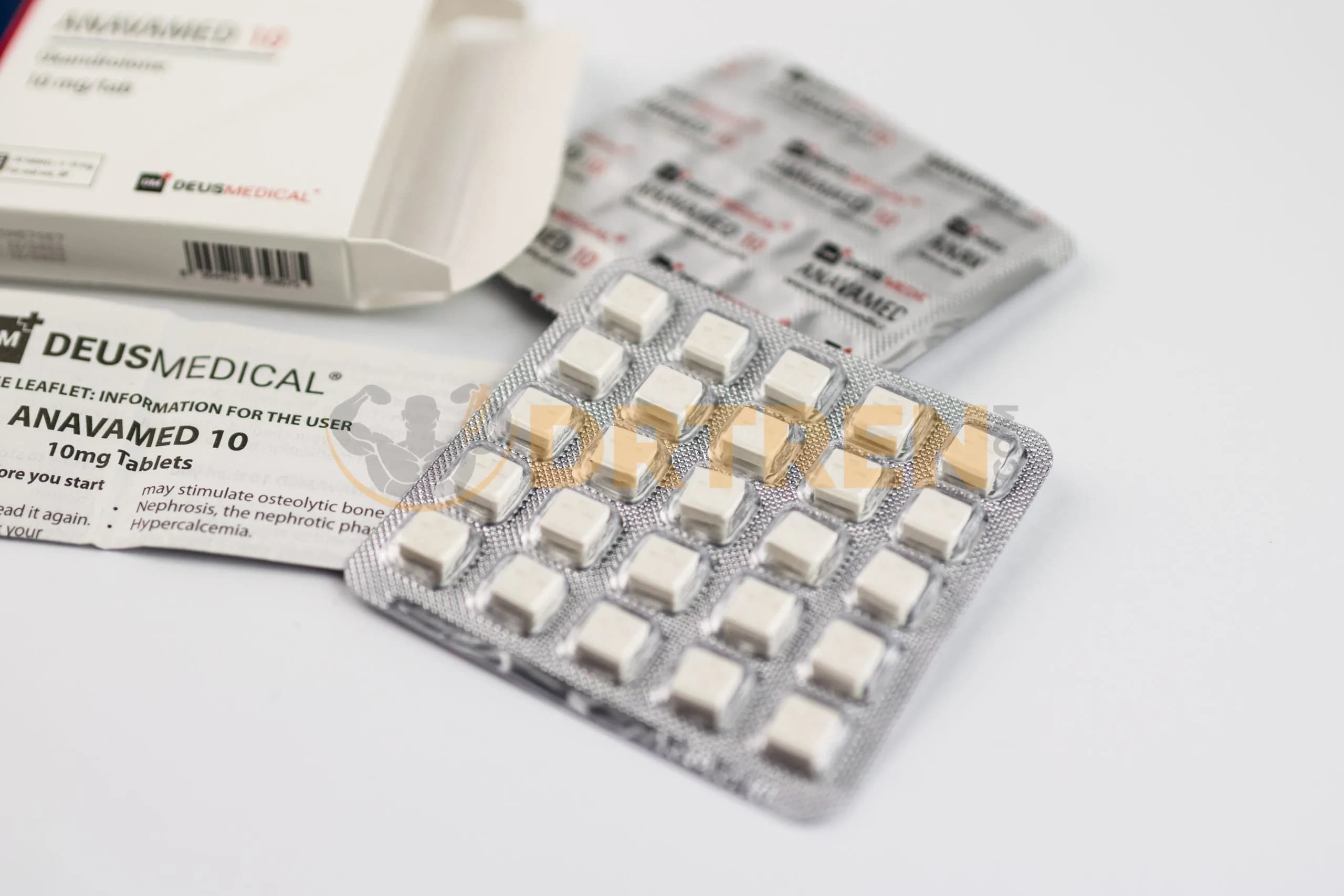 Anavamed 10 (Oxandrolone) 50 comprimés de 10 mg Deus Medical — image 2