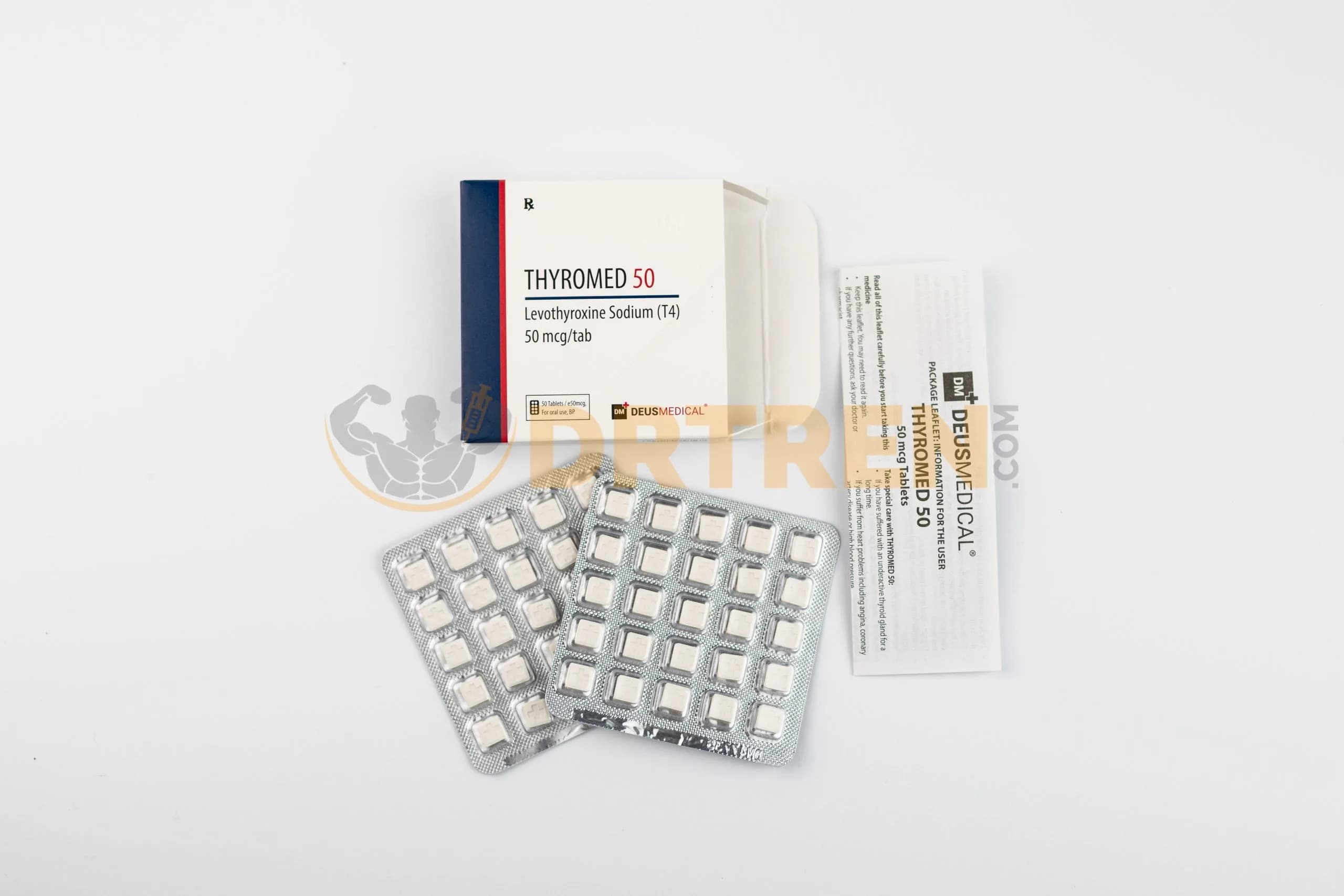 THYROMED 50 (Levothyroxine Sodium T4) Deus Medical