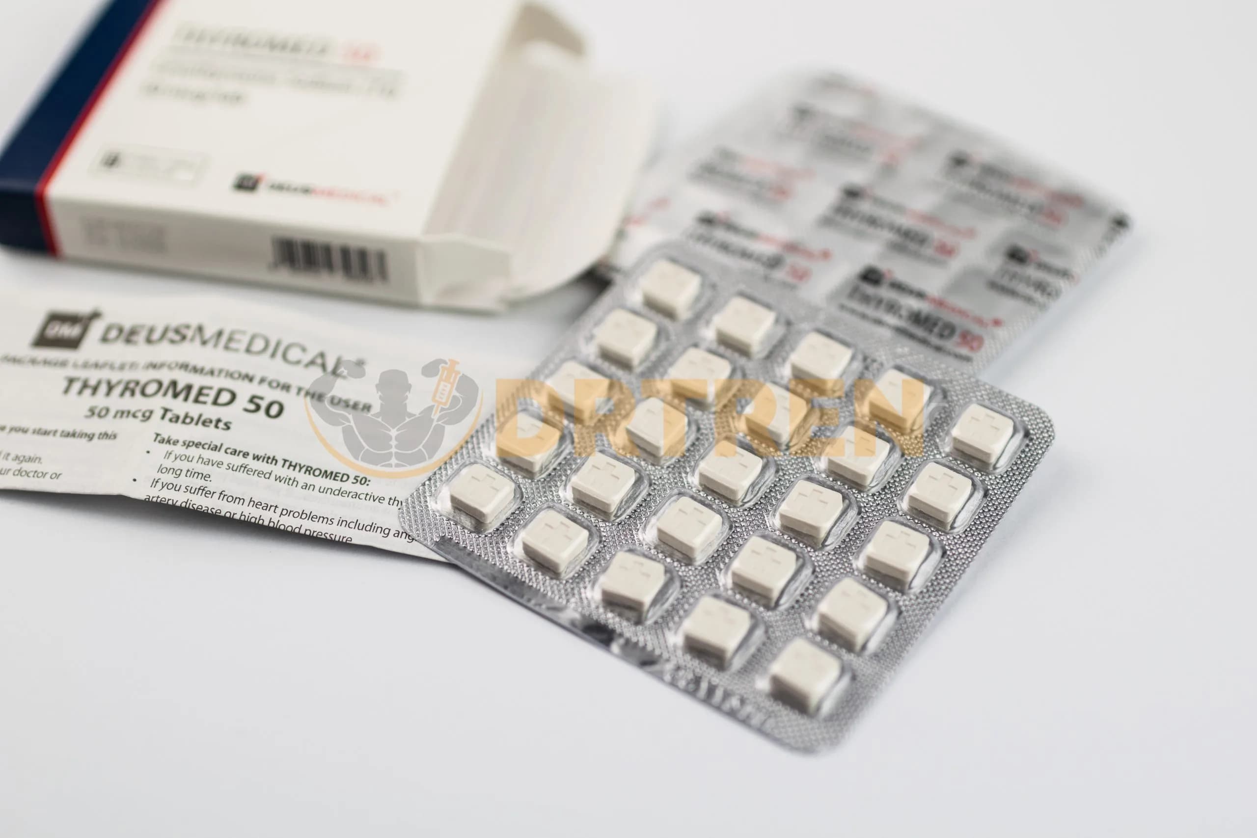 THYROMED 50 (Levothyroxine Sodium T4) Deus Medical — image 2