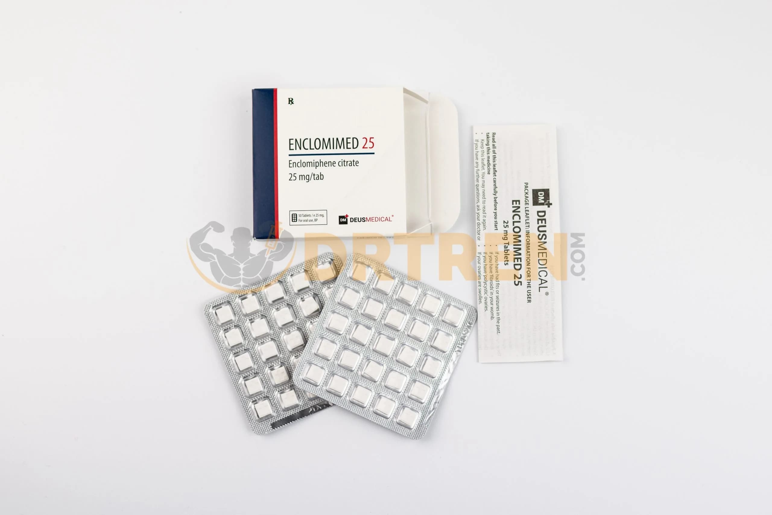 ENCLOMIMED 25 (Citrate d'Enclomiphène) 25mg/tab-Deus Medical
