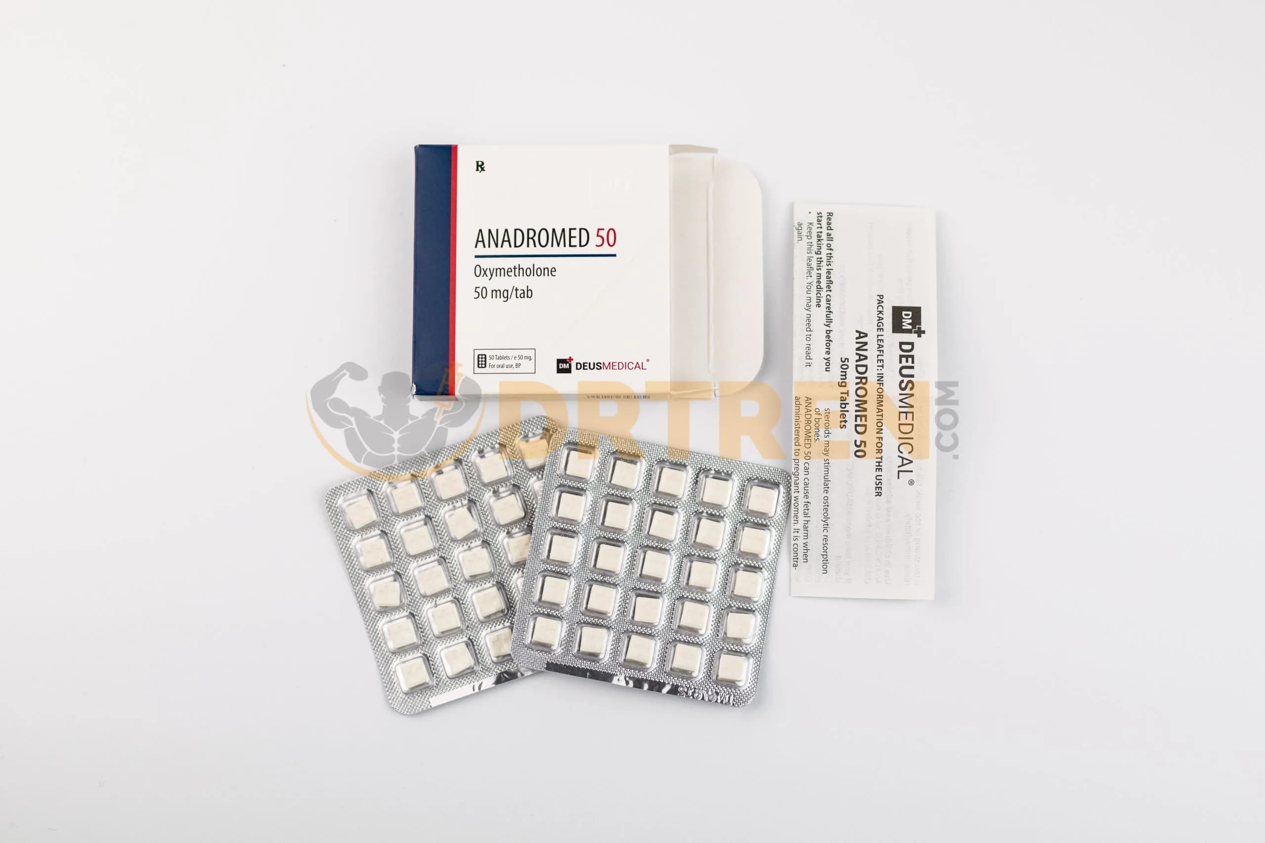 Anadromed 50 (Oxymétholone) 50 comprimés [50MG/CO] Deus medical