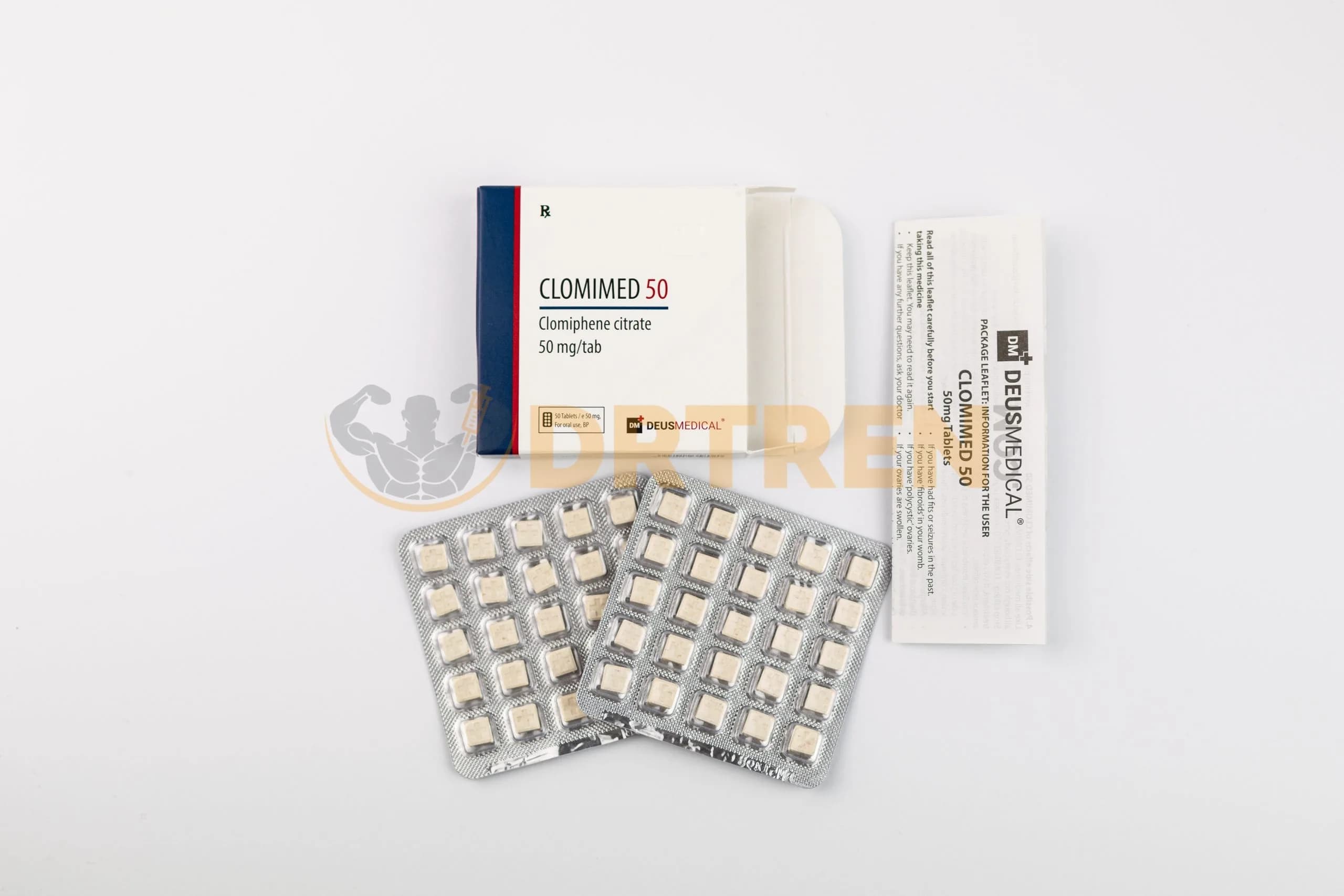 Clomimed 50 (Citrate de Clomifène) Deus Medical [50MG/CO]