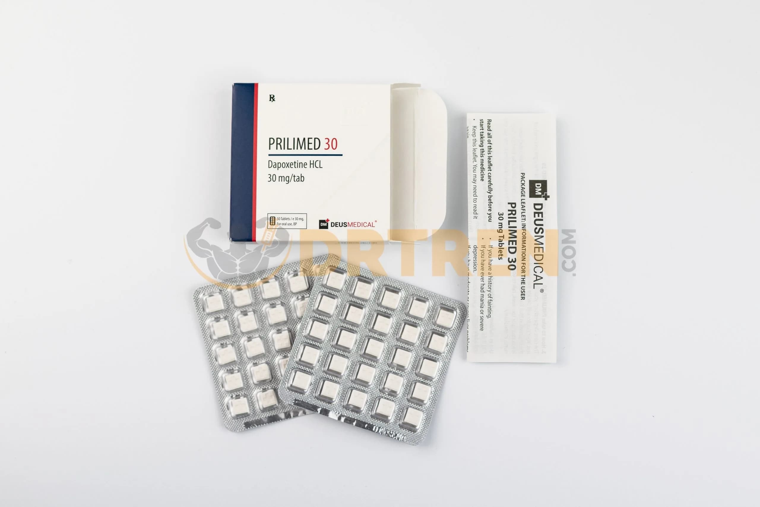 Prilimed 30mg. (Dapoxétine HCL) Deus Medical