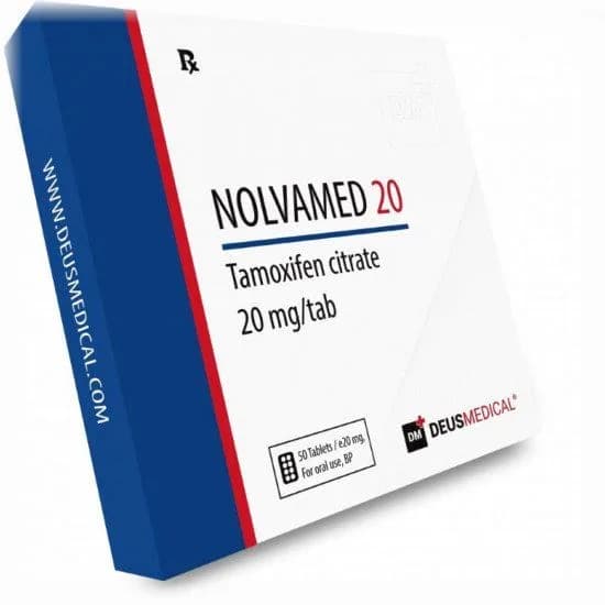 Nolvadex 20 (Citrate de Tamoxifène) 50 comprimés [20mg/comprimé] Deus Medical
