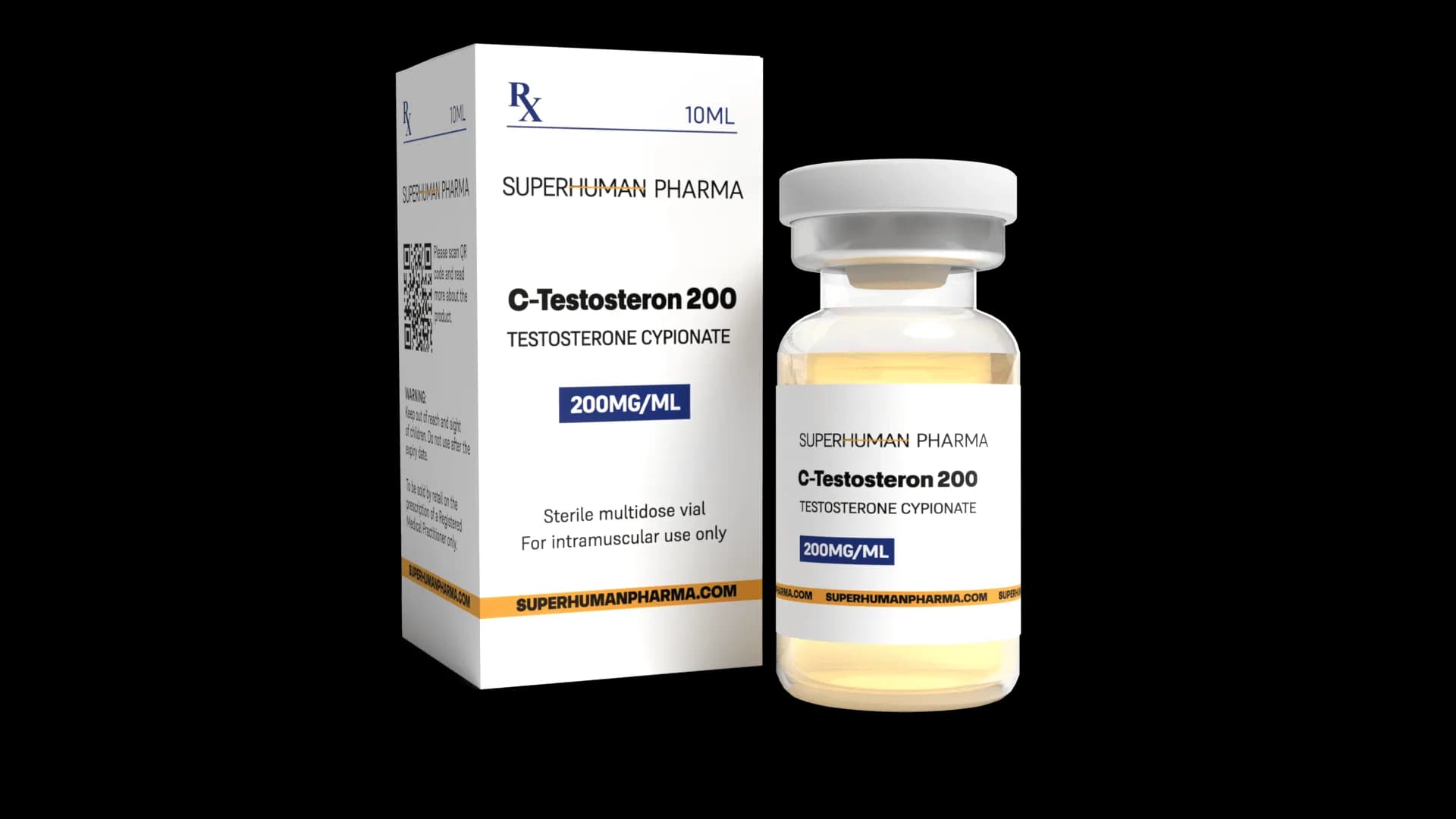 Testostérone Cypionate 10 ml [200mg/ml] SuperHuman Pharma