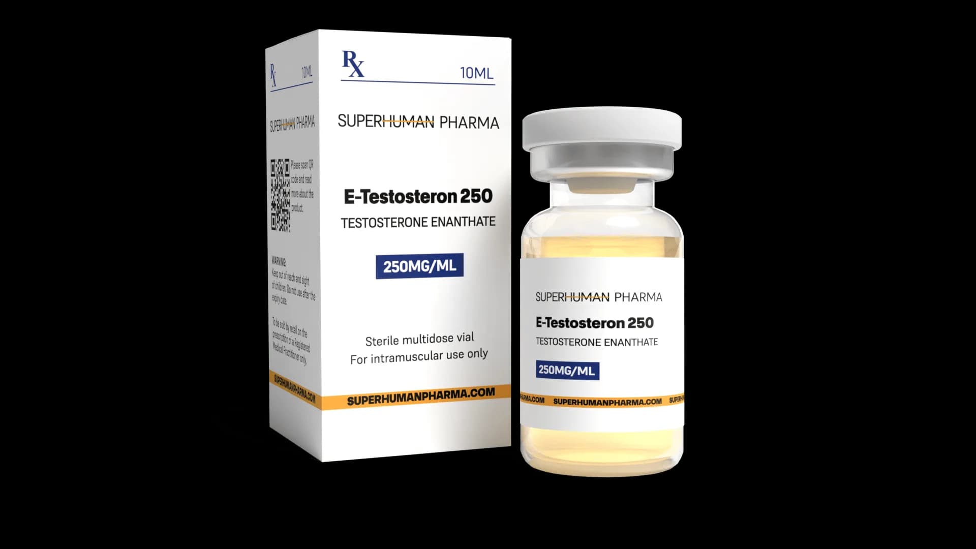 Testostérone Enanthate 10ml [250mg/ml] SuperHuman Pharma