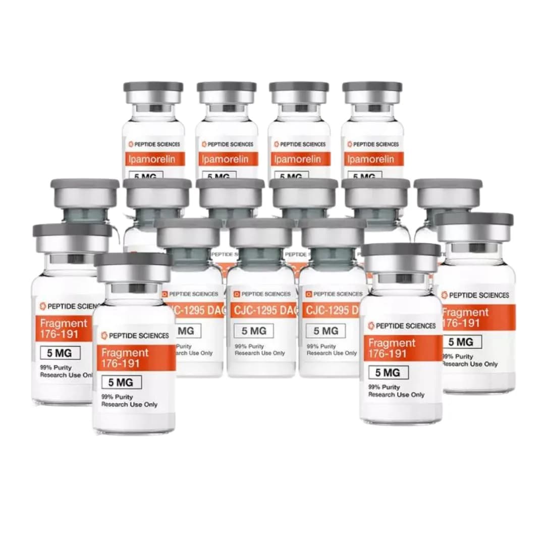 Cours de peptides : pour la masse maigre. HGH Frag (176-191) + CJC-1295 + Ipamorelin