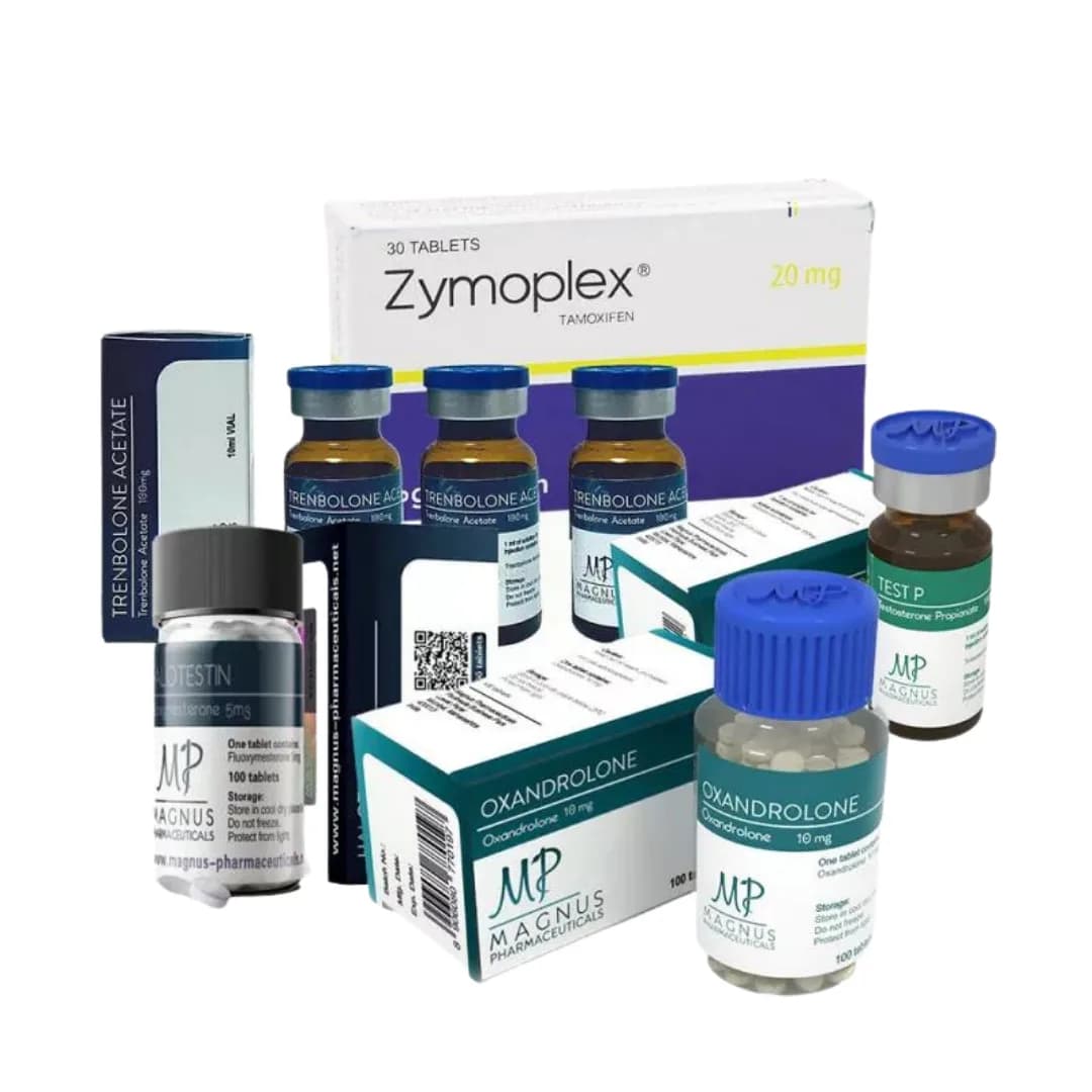 Cours pour augmenter la force. Halotest + acétate de Tren + propionate de test + oxandrolone