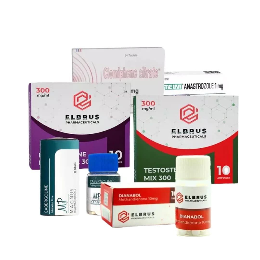 Long cours pour gagner de la masse musculaire. Nandrolone + méthane + anapolone + sustanone