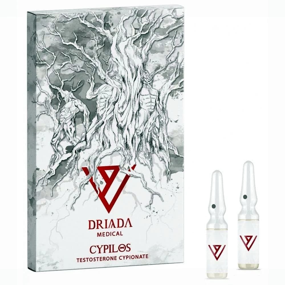 Cypilos 250 mg/ml (Cypionate de testostérone) Driada Medical flacon de 10ml