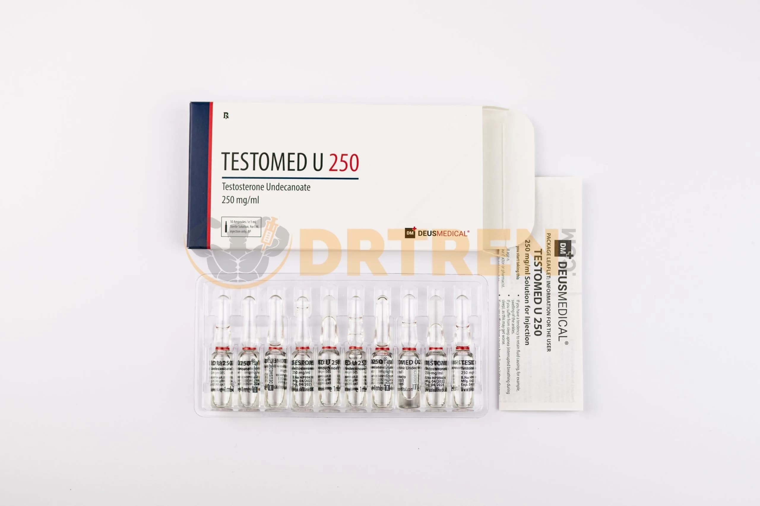 TESTOMED U 250 (Undécanoate de testostérone) - Deus Medical