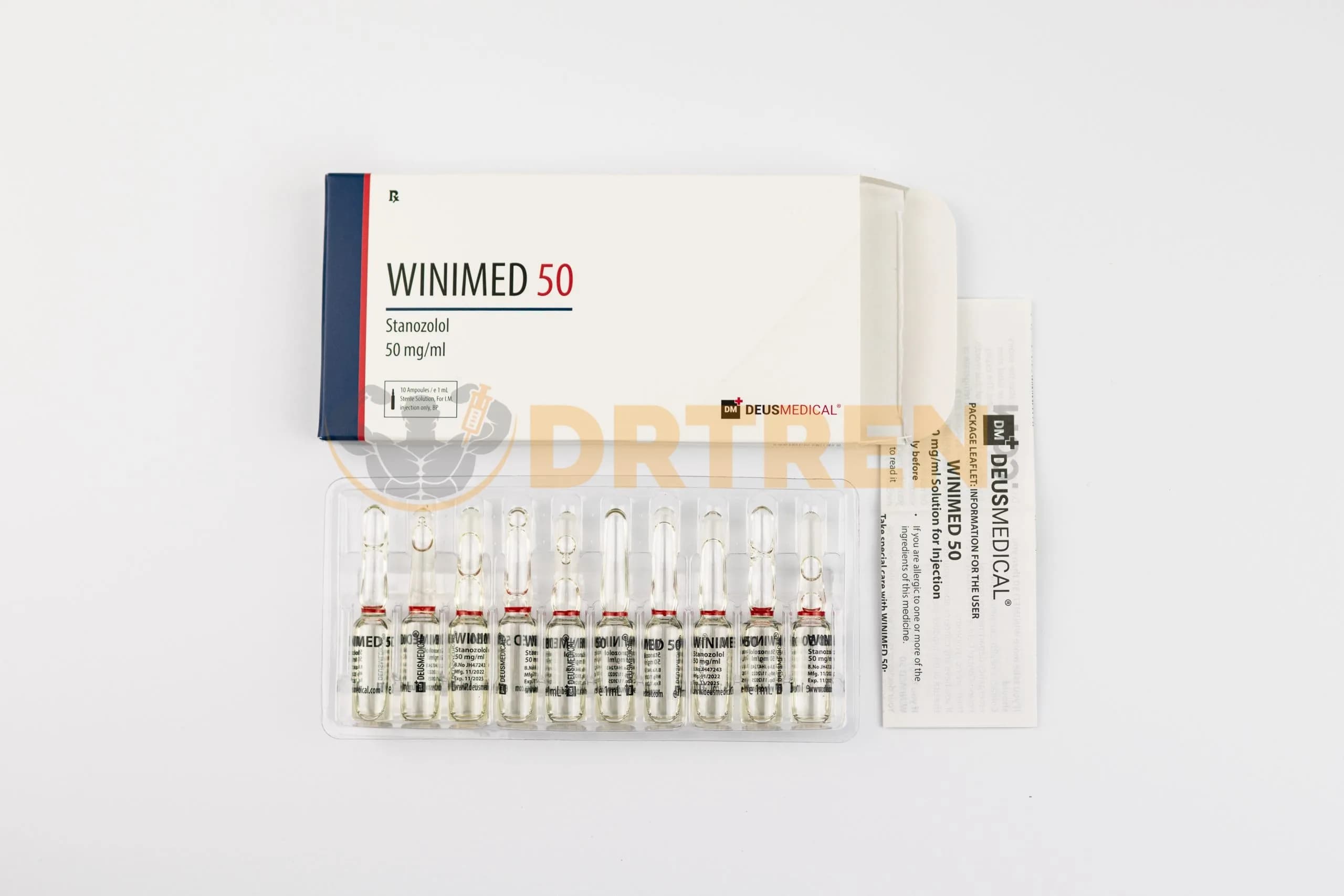 Winimed 50 (Stanozolol) Deus Medical 50mg/ml 10 ampoules