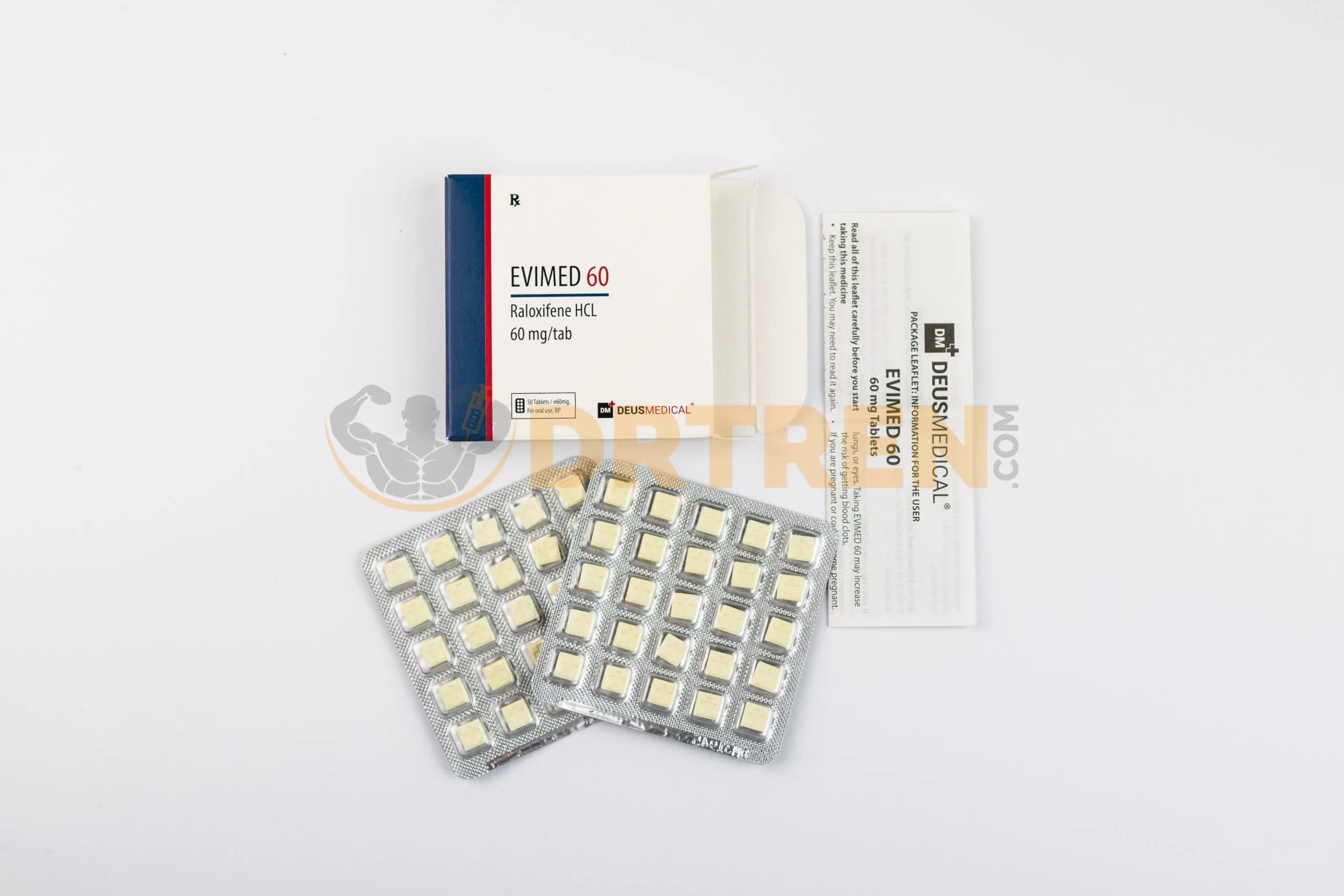 EVIMED 60 (RALOXIFEN HCL) DEUS MEDICAL 50x60mg