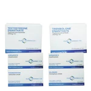Pack Prise de Masse Sèche – Euro Pharmacies – Testostérone Enanthate / Trenbolone Enanthate (10 semaines)