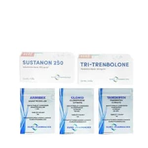 Pack Prise de Masse Seche Euro Pharmacies – Sustanon / Tri-Trenbolone (10 semaines) — Driada Medical
