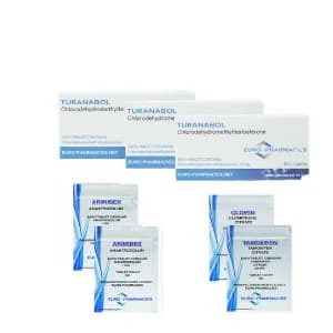 Pack Prise de Masse Sèche Classique- Euro Pharmacies- TURINABOL 8 semaines — Driada Medical