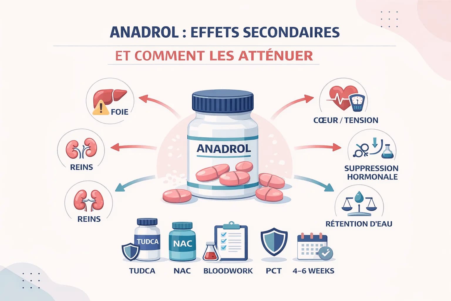 Anadrol : Effets secondaires et comment les atténuer