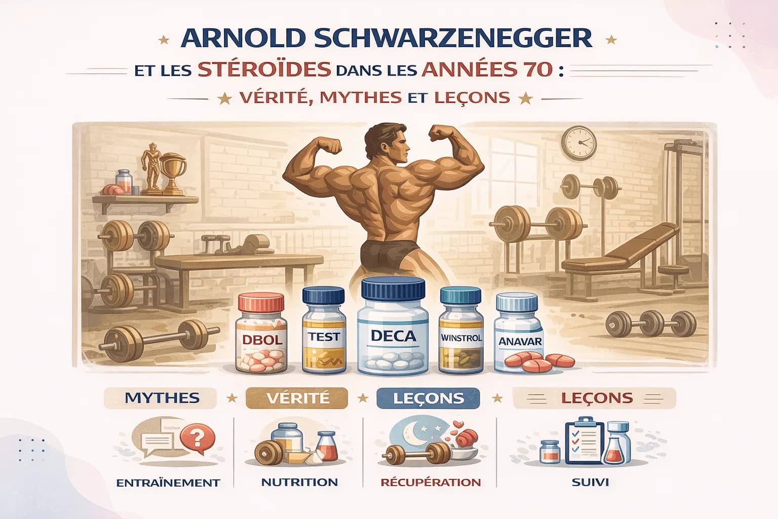 Arnold Schwarzenegger et les Stéroïdes dans les Années 70 : Vérité, Mythes et Leçons