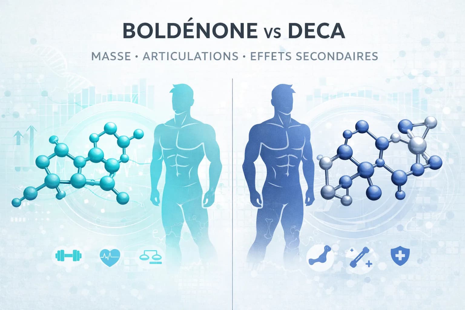 Boldénone vs Deca : Masse, Articulations et Effets Secondaires Comparés