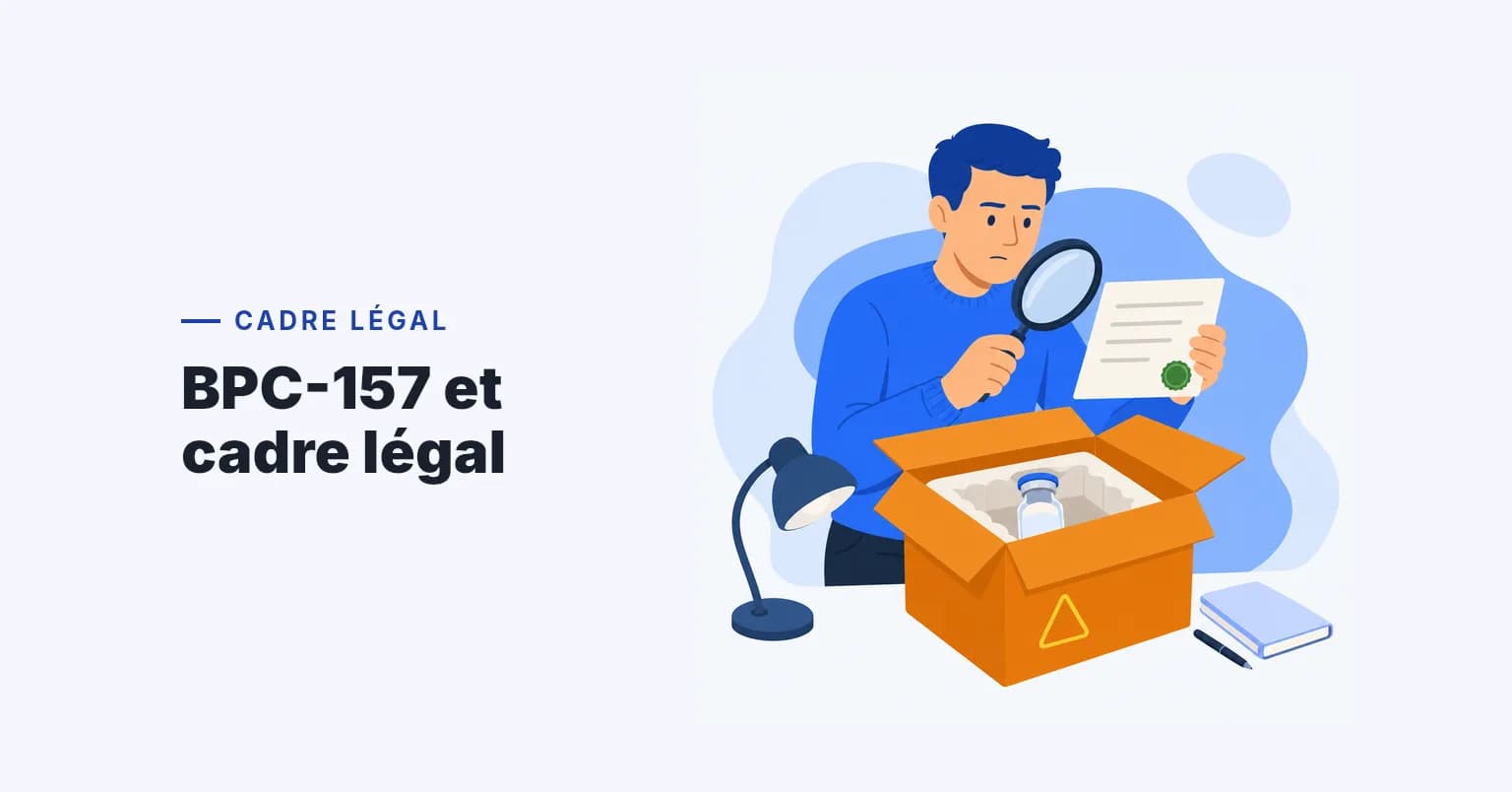 BPC-157 — achat et cadre légal en France