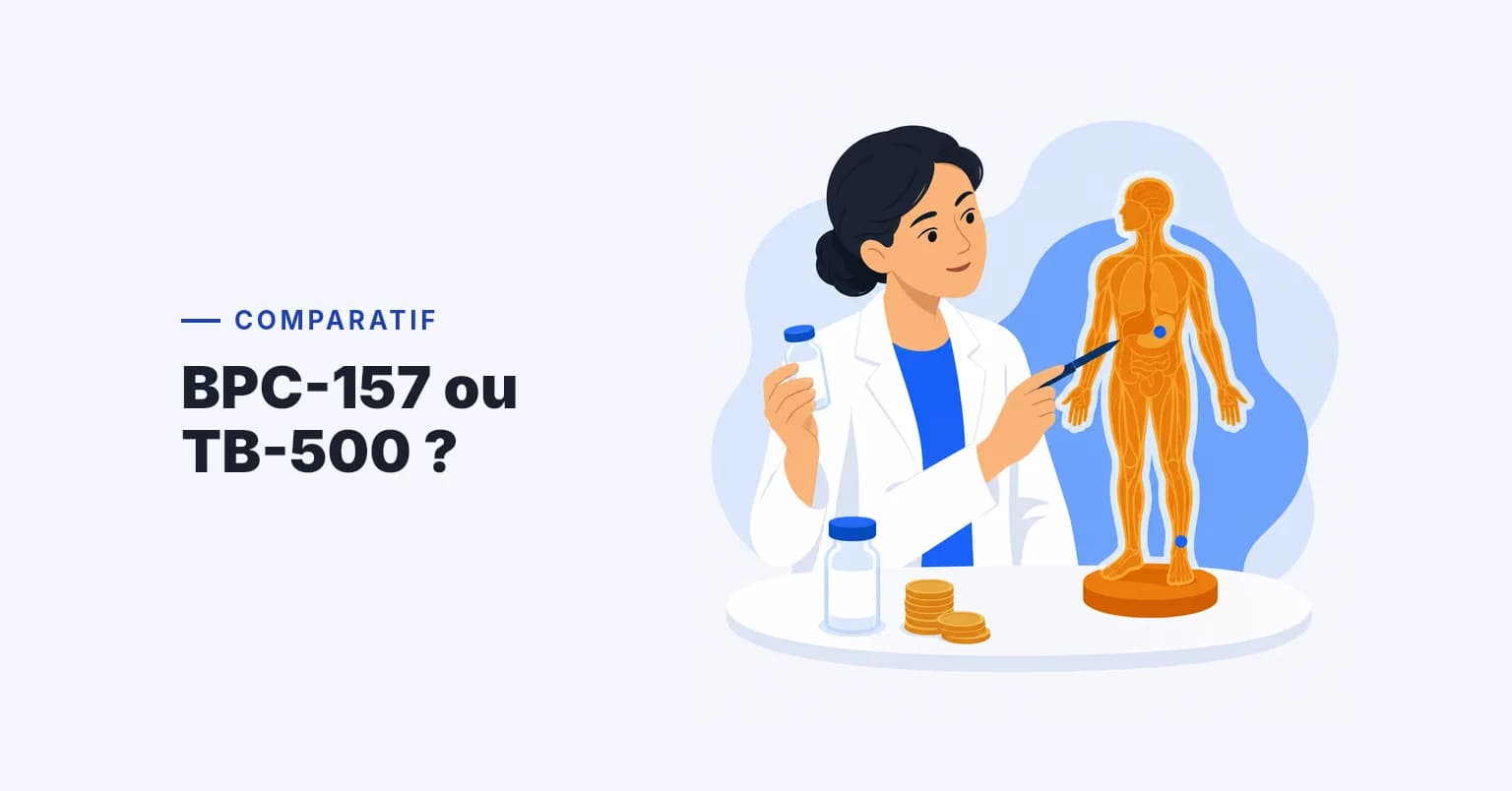 BPC-157 vs TB-500 : lequel choisir selon votre objectif