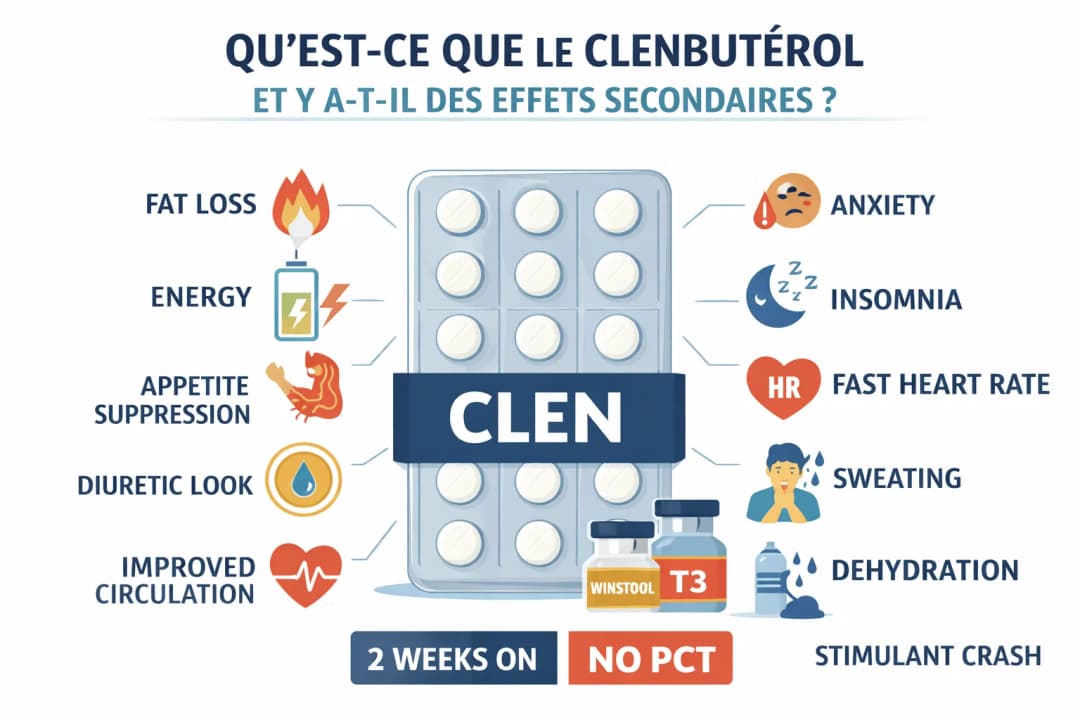 Qu'est-ce que le clenbutérol et y a-t-il des effets secondaires?