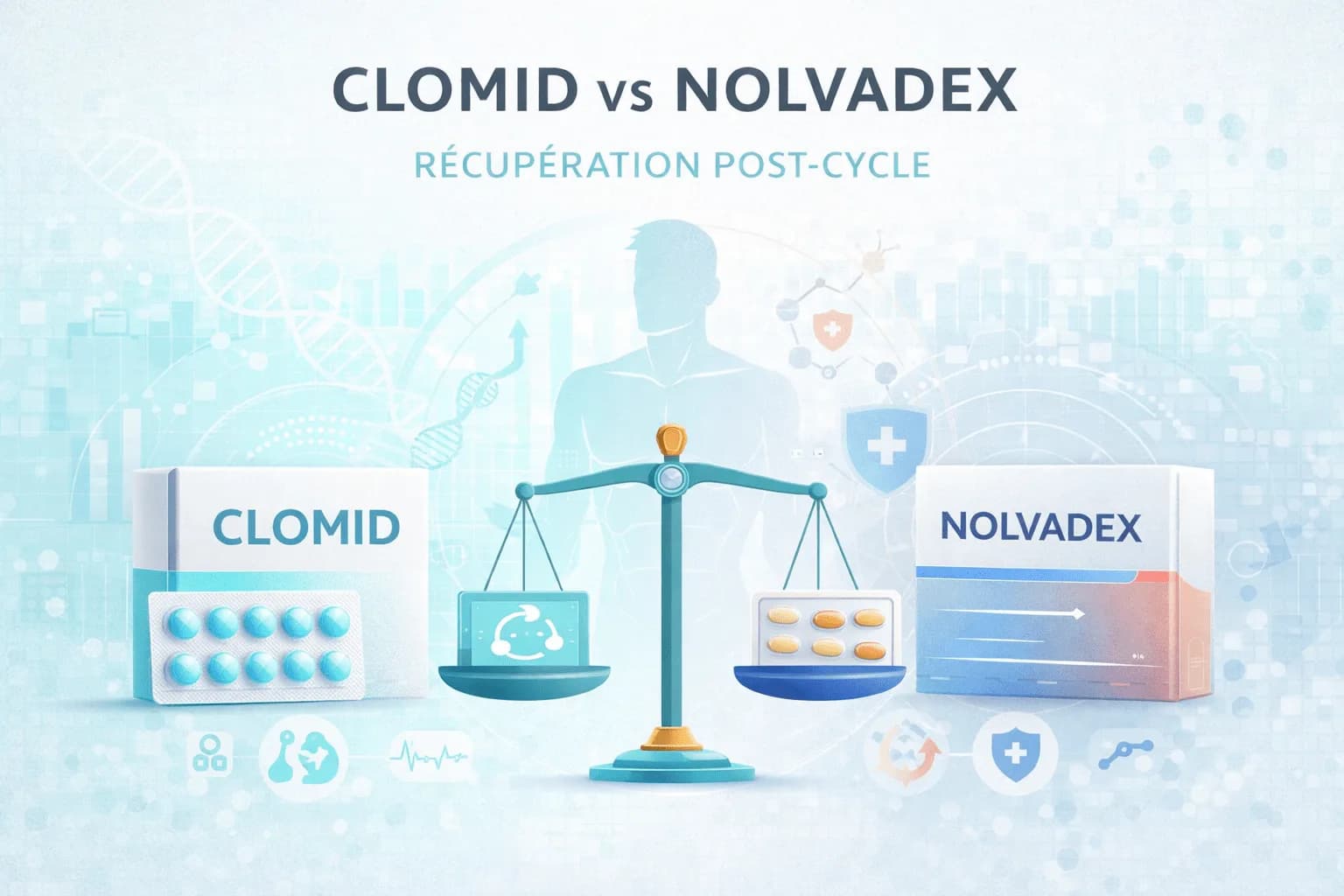 Clomid vs Nolvadex : Meilleur SERM pour la récupération post-cycle