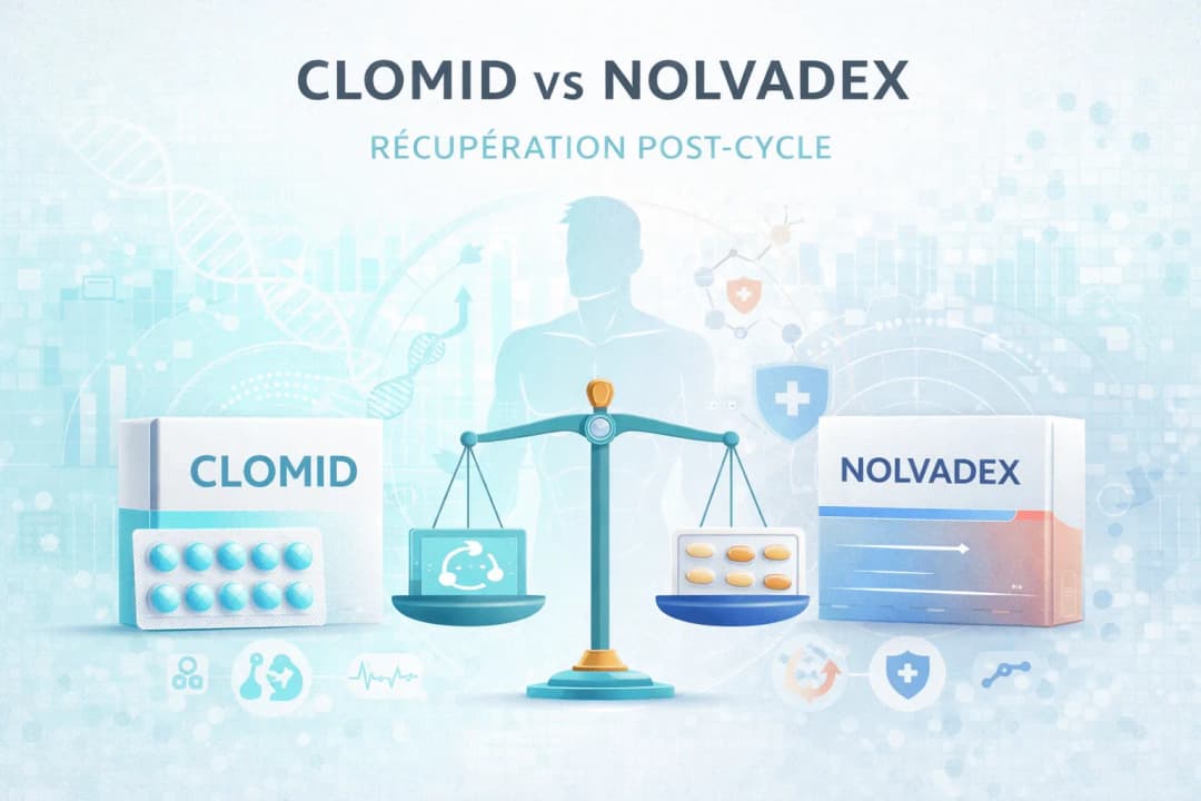 Clomid vs Nolvadex : Meilleur SERM pour la récupération post-cycle
