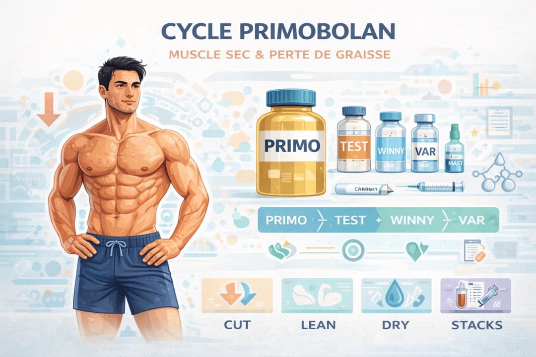 Primobolan : Cycles et Stacks pour Muscle Sec et Perte de Graisse