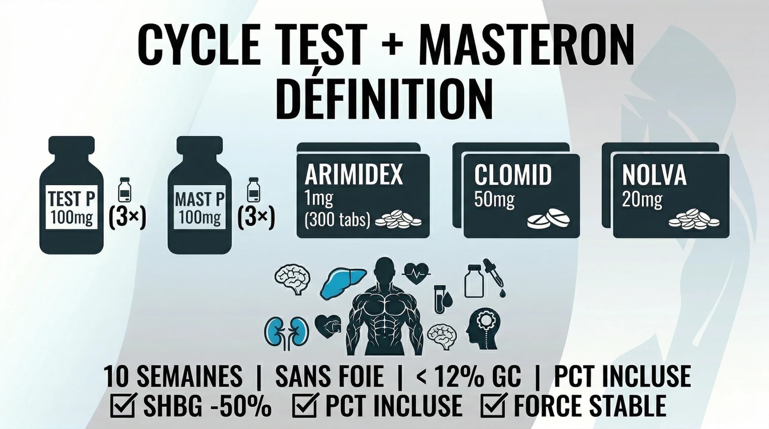 Cycle Testostérone + Masteron