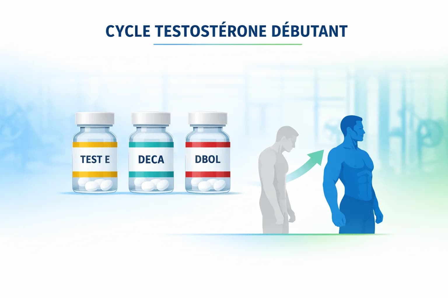 Cycles de testostérone : esters, dosage et stacks pour débutants