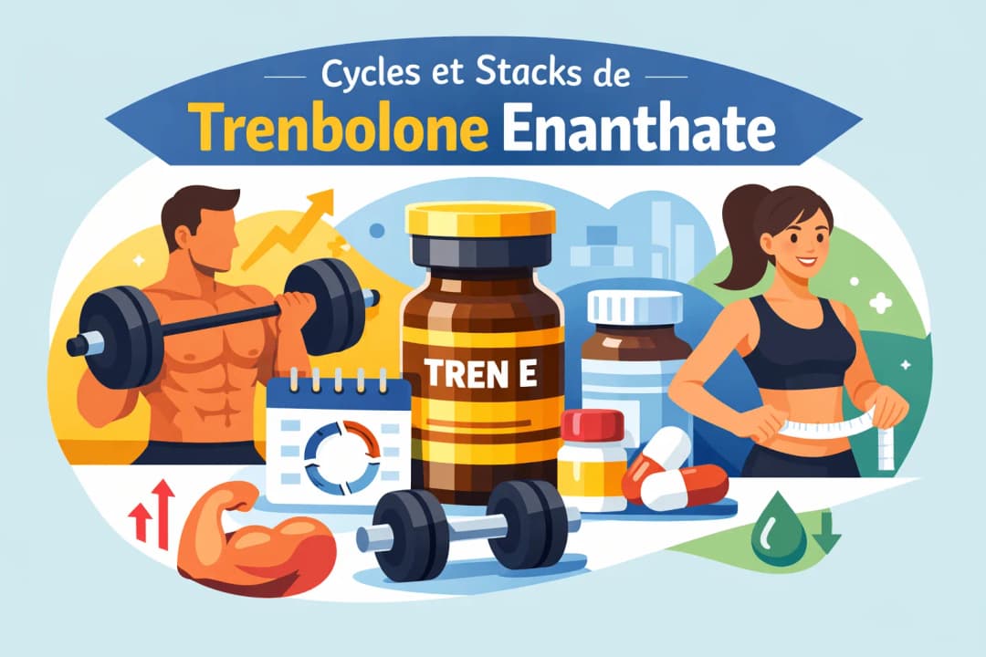 Trenbolone Acétate : Cycles, Dosages et Stacks 4–6 Semaines