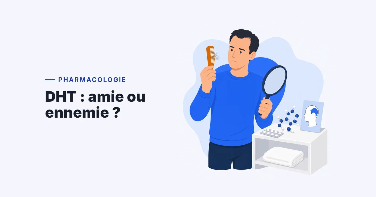 DHT (dihydrotestostérone) : rôle, effets, gestion pendant un cycle