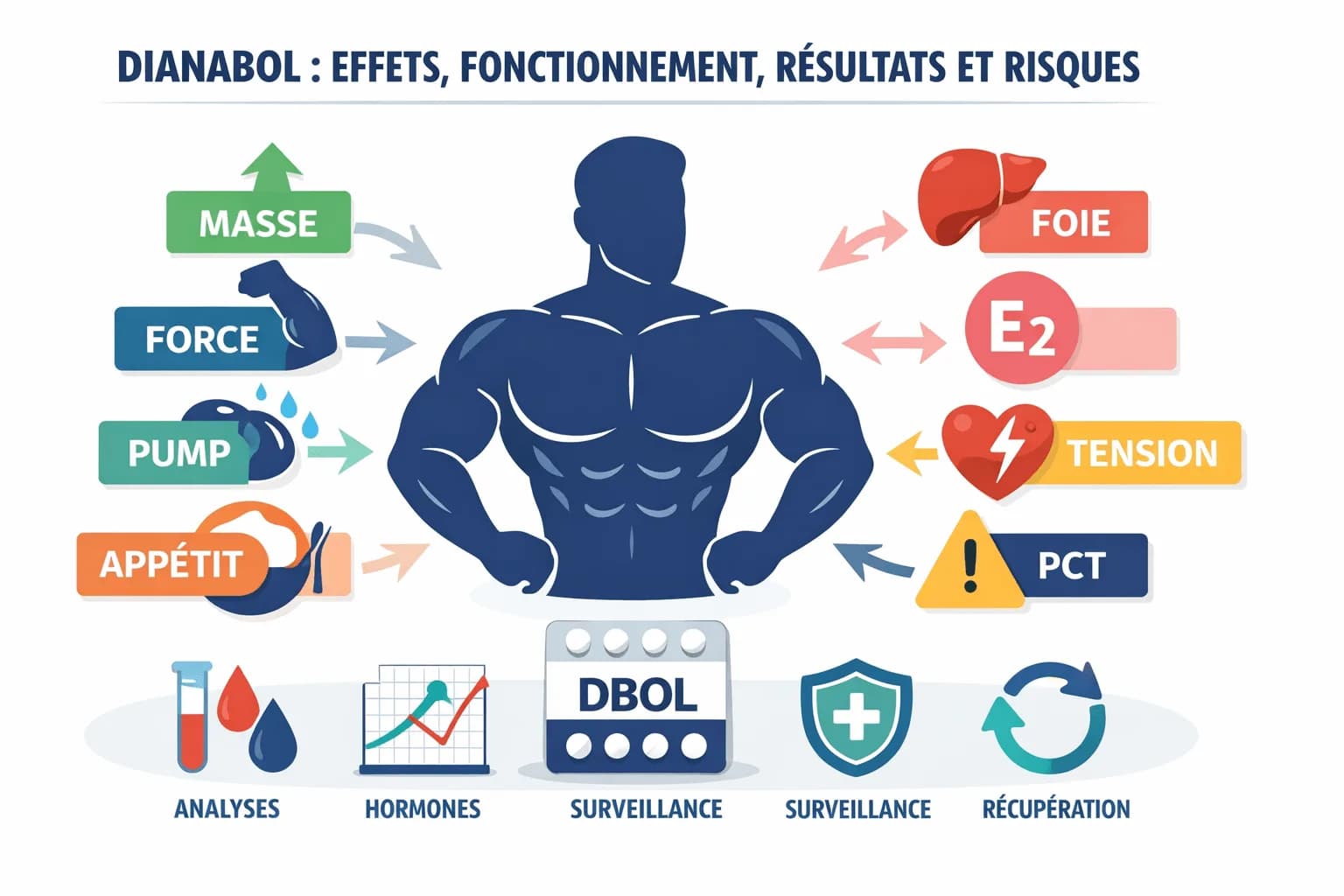 Dianabol : Effets, Fonctionnement, Résultats Réels et Risques pour la Santé