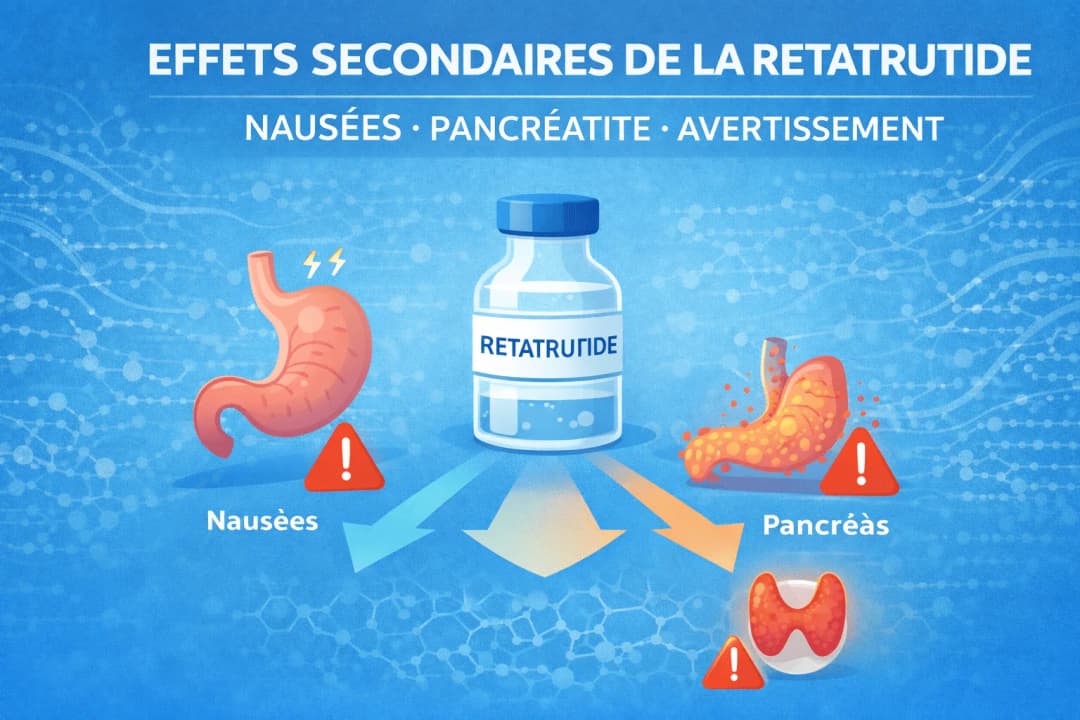 Effets Secondaires de la Retatrutide : Problèmes Gastro-intestinaux, Pancréatite et Avertissement