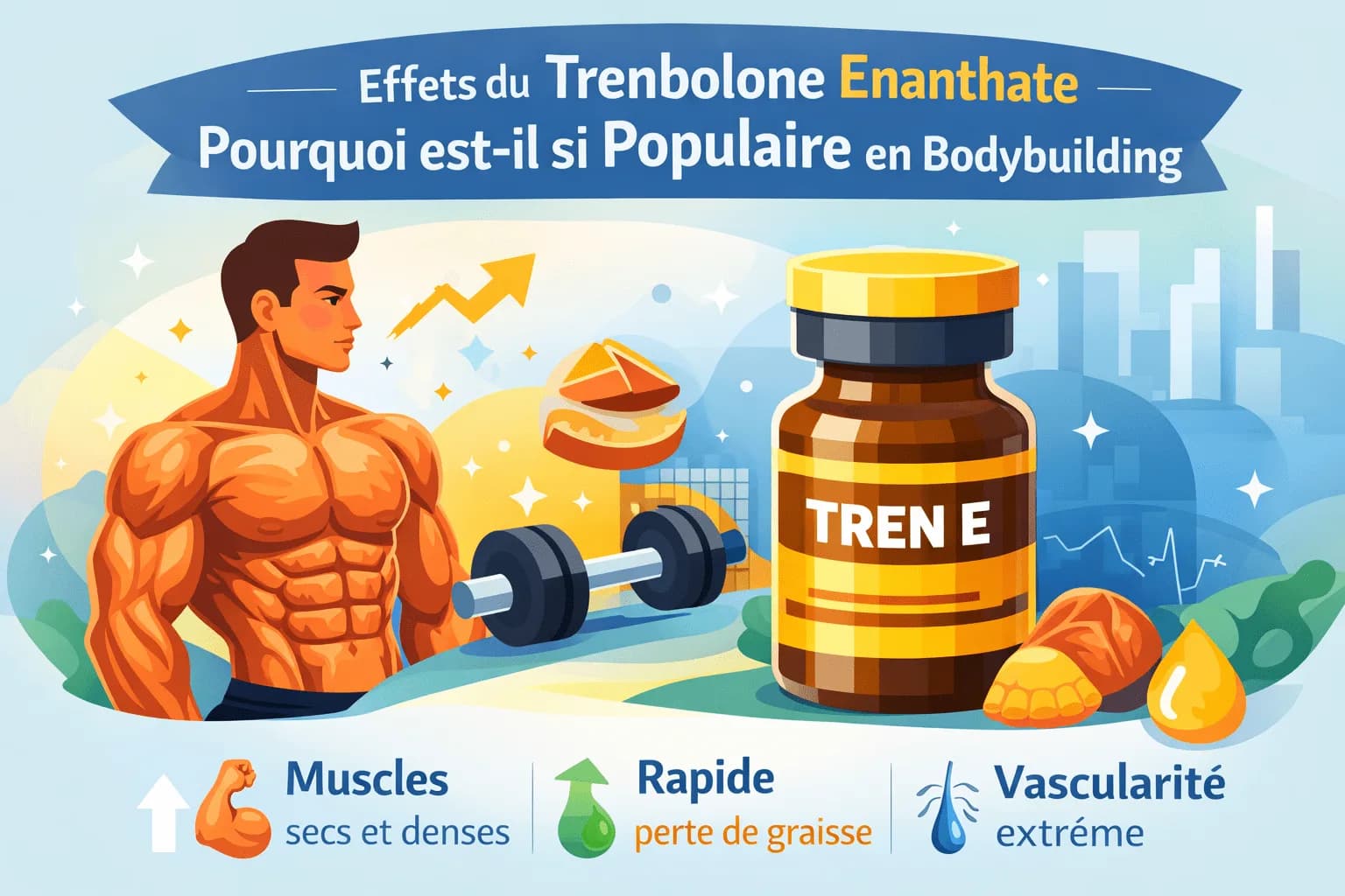 Effets du Trenbolone Enanthate : Pourquoi est-il si Populaire en Bodybuilding