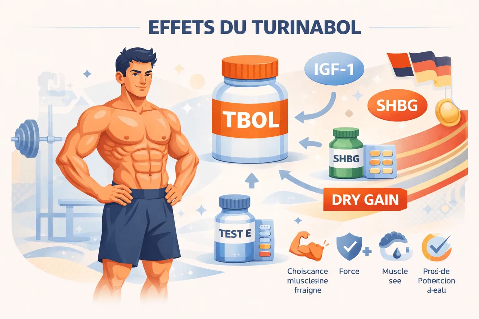 Effets du Turinabol sur la Croissance Musculaire : Bénéfices Basés sur les Preuves