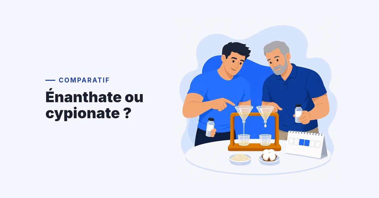 Testostérone énanthate vs cypionate : quelle vraie différence ?