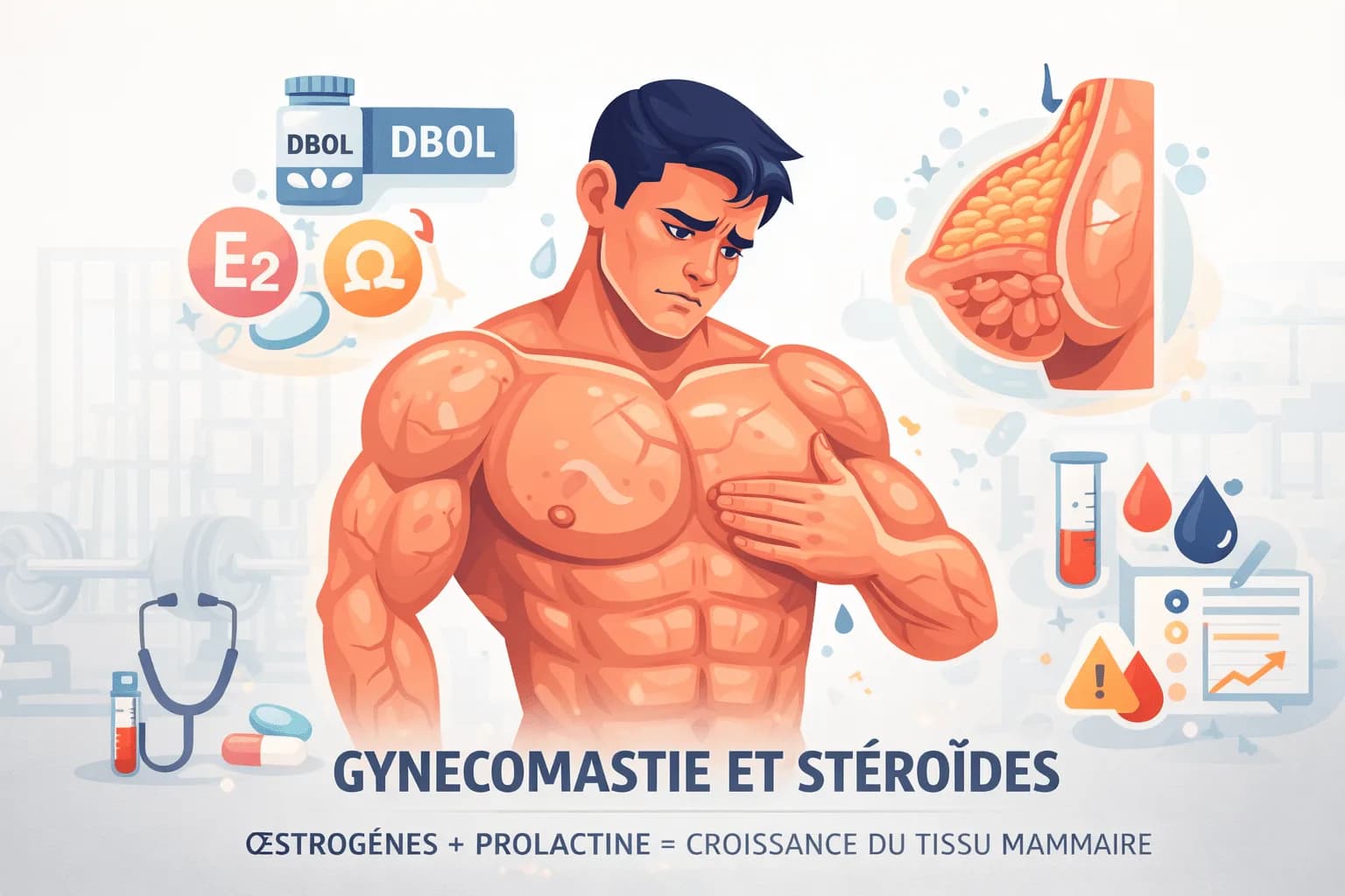Gynécomastie Due aux Stéroïdes : Guide Scientifique Complet