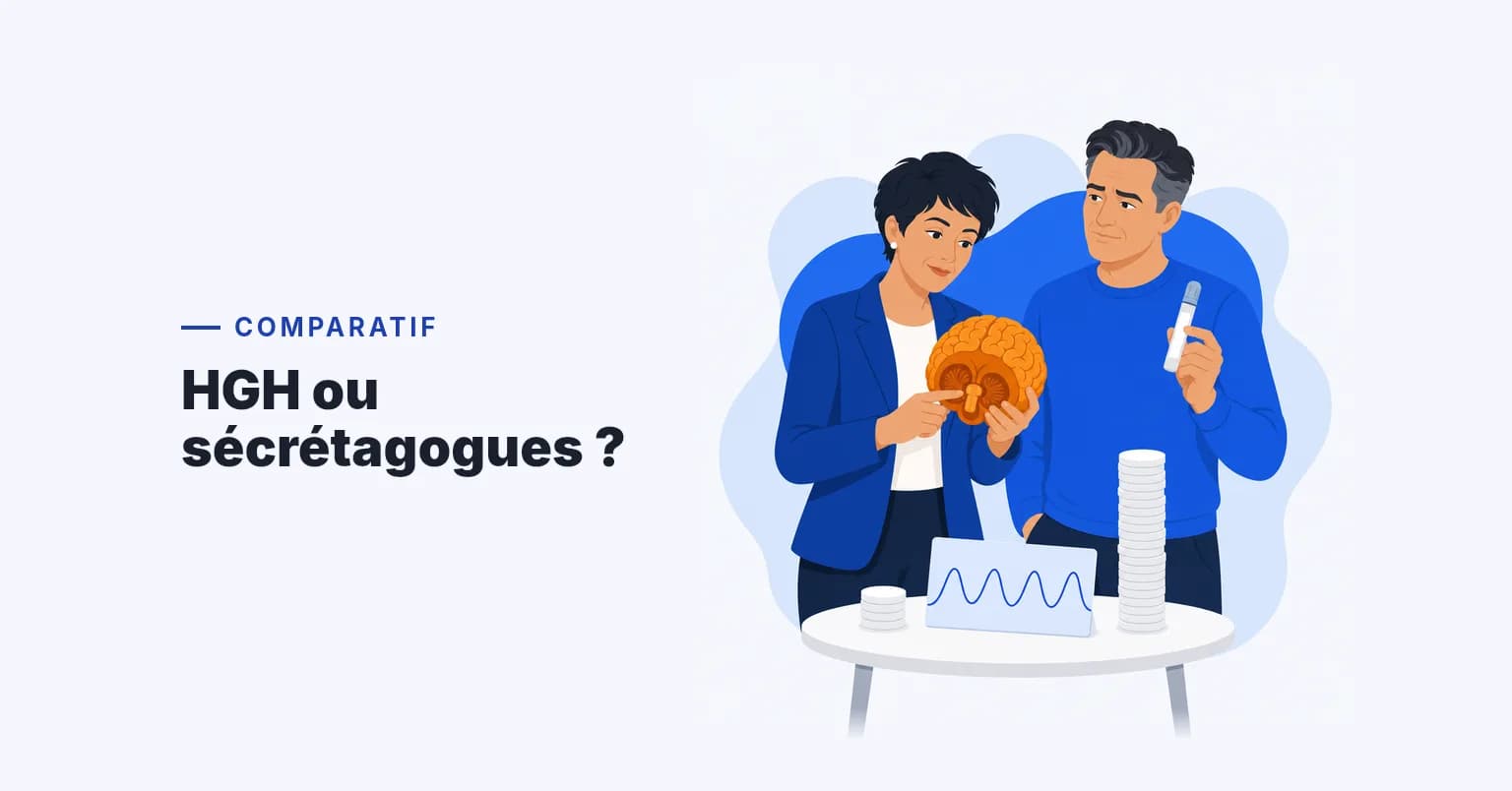 HGH exogène vs peptides sécrétagogues : quel choix pour quel profil ?