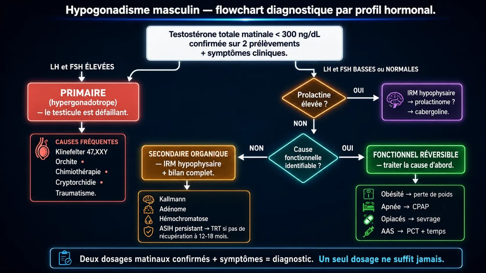 Hypogonadisme masculin : causes, diagnostic et traitement