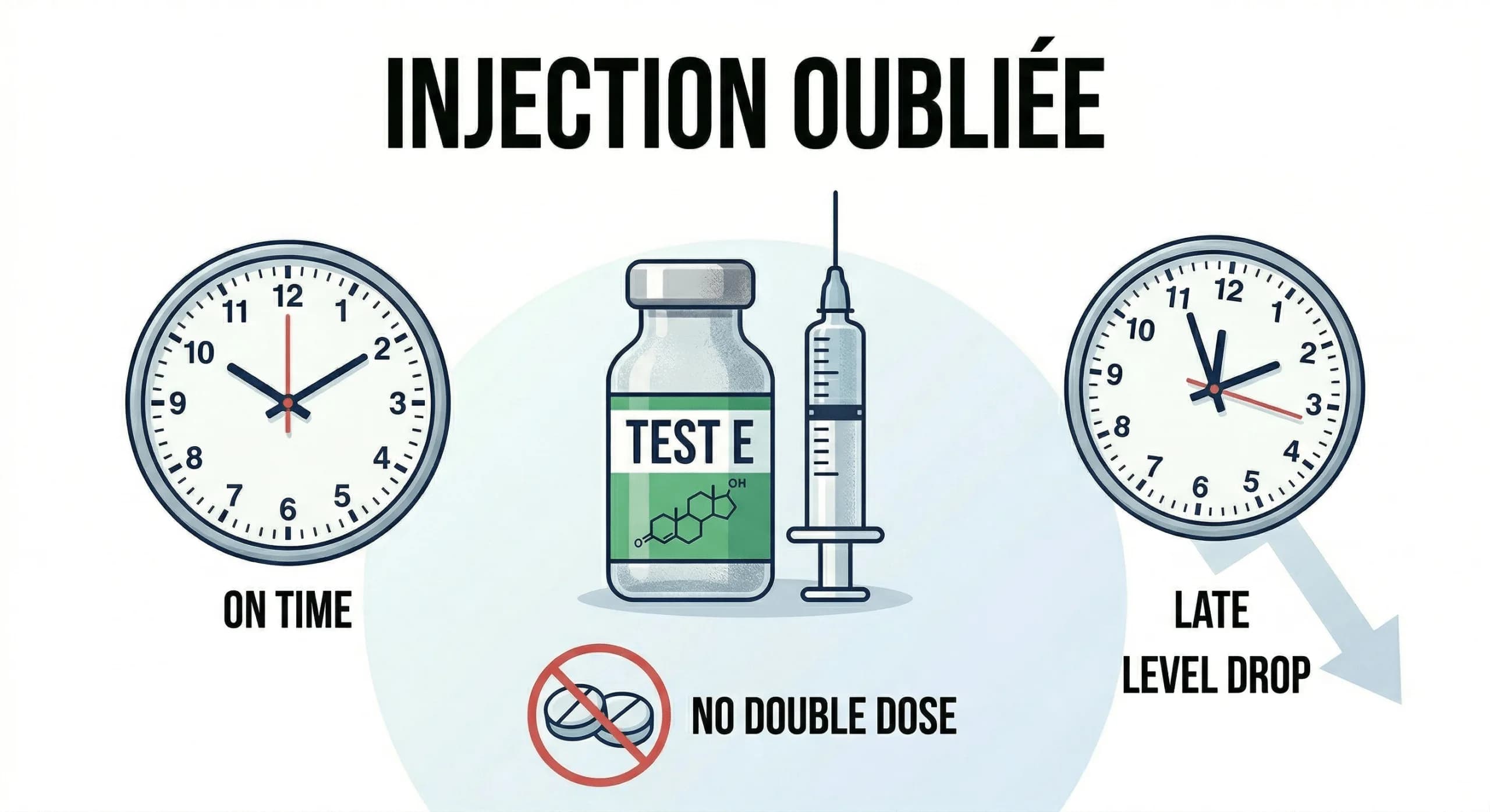 Que se passe-t-il si tu oublies une injection de stéroïdes : timing, risques et récupération