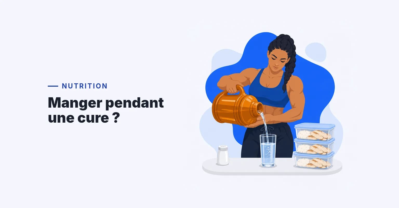 Nutrition pendant une cure : macros, timing, calibrage calorique